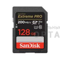 Карта памяти 128 Гб SDXC SanDisk Class 10 Extreme Pro V30 UHS-I U3 (200 Mb/s) Карта памяти 128 Гб SDXC SanDisk Class 10 Extreme Pro V30 UHS-I U3 (200 Mb/s)