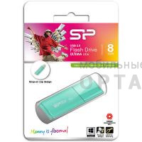 Флешка USB 8 Гб Silicon Power  Ultima U06  морская волна